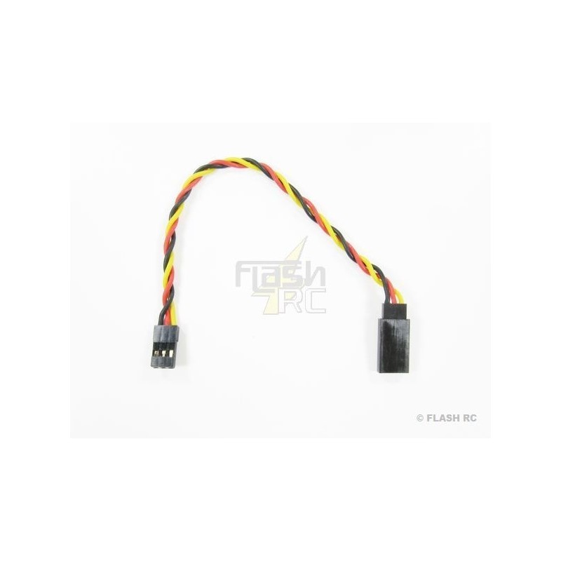 Servo extension 15cm JR 0,33mm² twisted wire