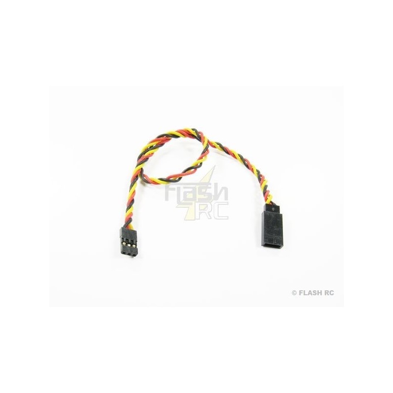 Servo extension cable 30cm JR 0,33mm² twisted wire