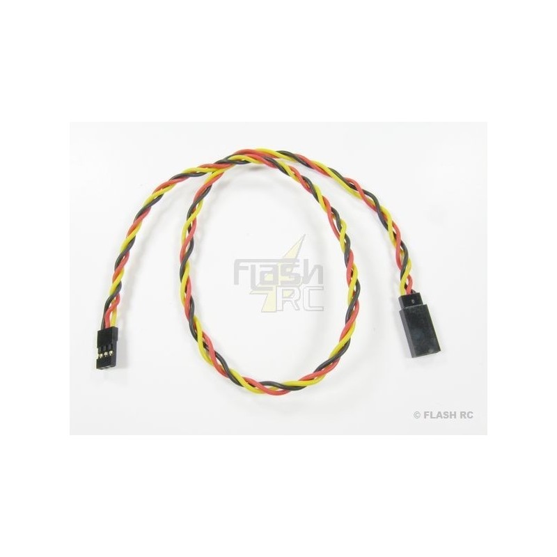Servo extension 45cm JR 0,33mm² twisted wire