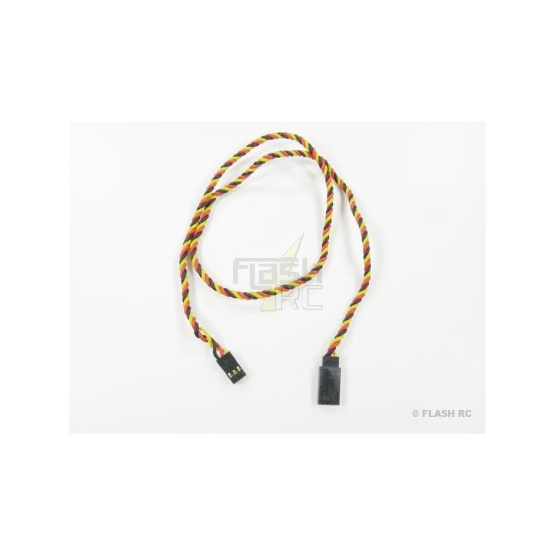Servo extension 60cm JR 0,33mm² twisted wire
