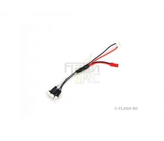 Charging cable for 3 Lipo 1S batteries type MCPX Blade