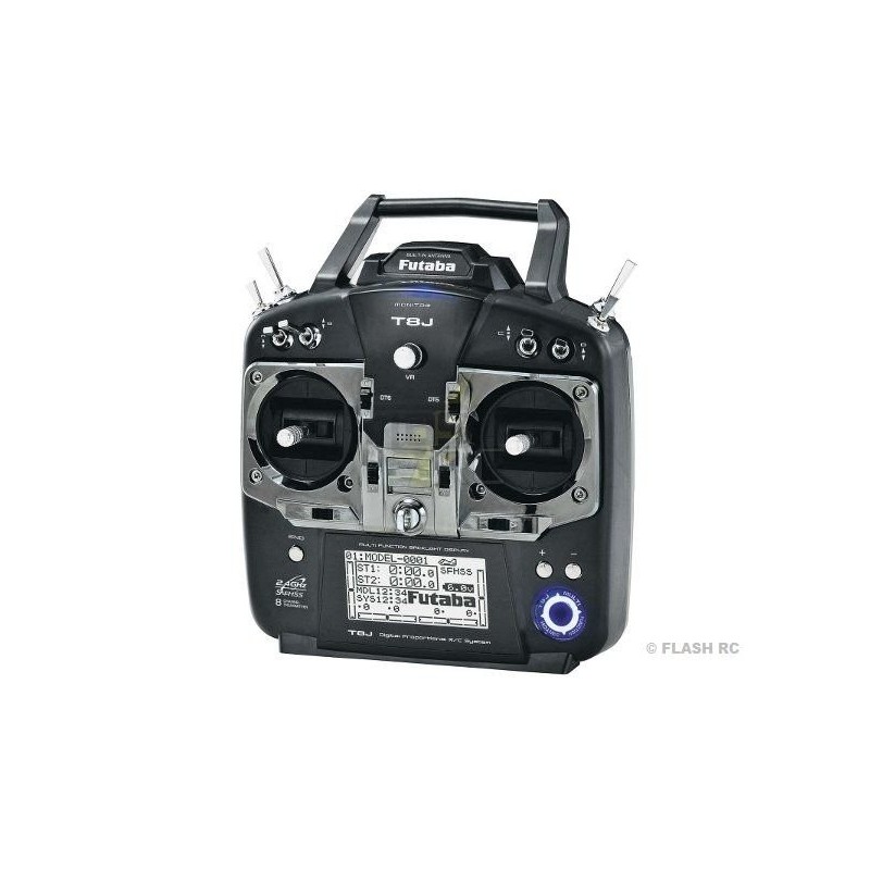 Futaba T8J 2.4Ghz FHSS M2 radio (batería y cargador) + Rx 2008SB