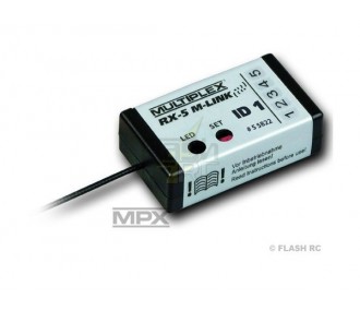 RX-5 M-LINK ID 1 free, 2.4 GHz Multiplex receiver