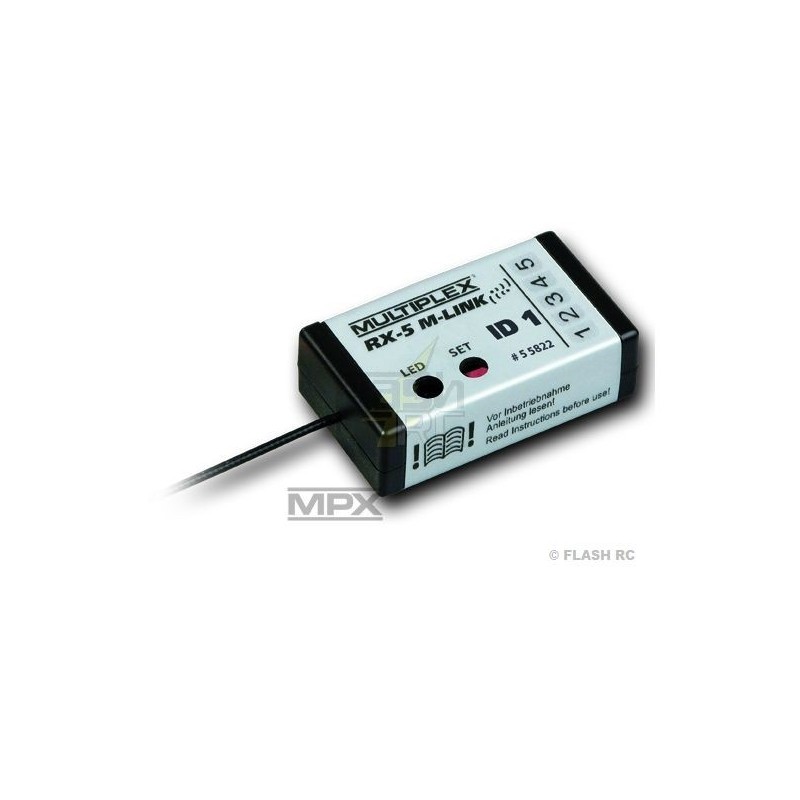 RX-5 M-LINK ID 1 free, 2.4 GHz Multiplex receiver