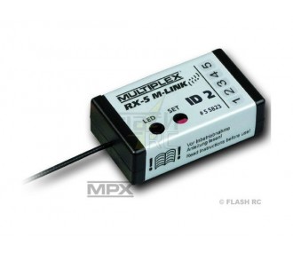 RX-5 M-LINK ID 2 Easy Star II receiver, 2.4 GHz Multiplex