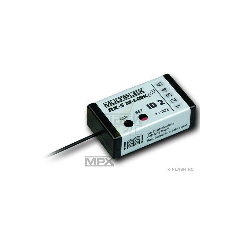 RX-5 M-LINK ID 2 Easy Star II receiver, 2.4 GHz Multiplex