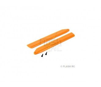 BLH3716OR - Pair of Orange High Performance Main Blades - Blade 130X E-Flite