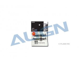 H55009 - Palas mezcladoras metálicas negras + rodamientos - TREX 550E Align