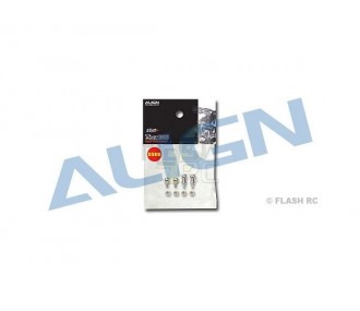 H55061 - Kugelgelenke + Muttern ( 2 kurze, 2 lange, 4 Muttern ) - TREX 550E Align