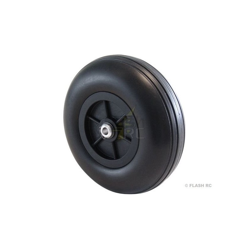 Rueda maciza FEMAwheelsplus de 90 mm para tren de 5-10 kg