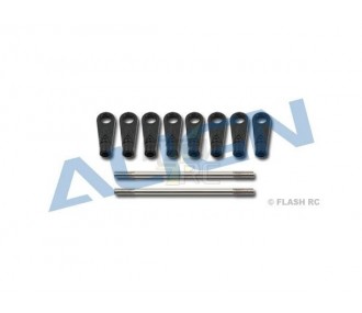 H55070 - Set of connecting rods B + clevises - TREX 550E Align