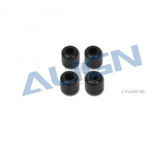 H60064BT - Landing gear rubbers (4 pcs) - TREX 550E Align