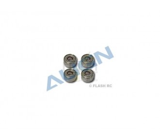 H60086 - Bearings 683ZZ (dia.3 x dia.7 x 3mm) (4 pcs) - TREX 600 E Align