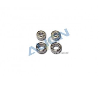 H60104 - MR83ZZ/MR95ZZ bearings (2+2 pcs) - TREX 600E Align