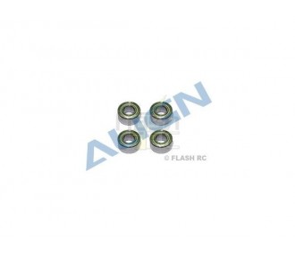 HS1030 - Bearing MR63ZZ (dia.3 x dia.6 x 2.5mm) (4 pcs) - TREX 500 Align