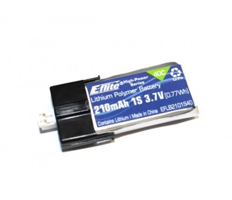 Battery E-flite lipo 1S 3,7V 210mAh 40C EFLB2101S40.
