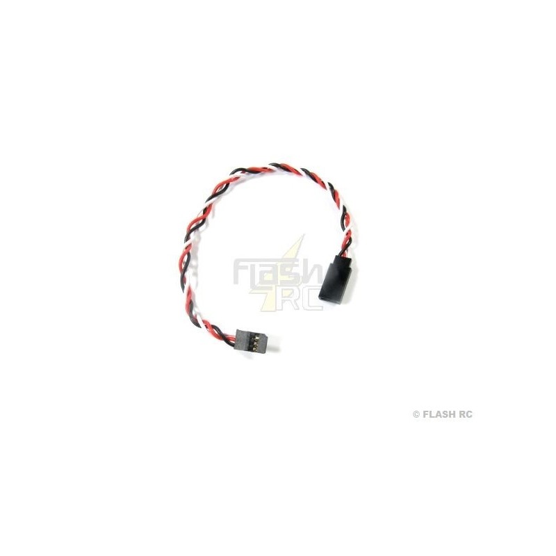 Servo extension cable 20cm FUT 0,33mm² twisted wire