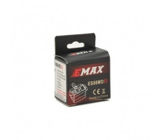 Microservo digital EMAX ES08MD II MG (12g, 2,4kg/cm, 0,08s/60°)