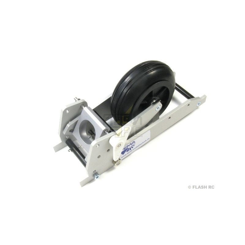 Carrello di atterraggio retrattile FEMA 9823A 5-10 kg (con ruota da 90 mm + protezione ruota)