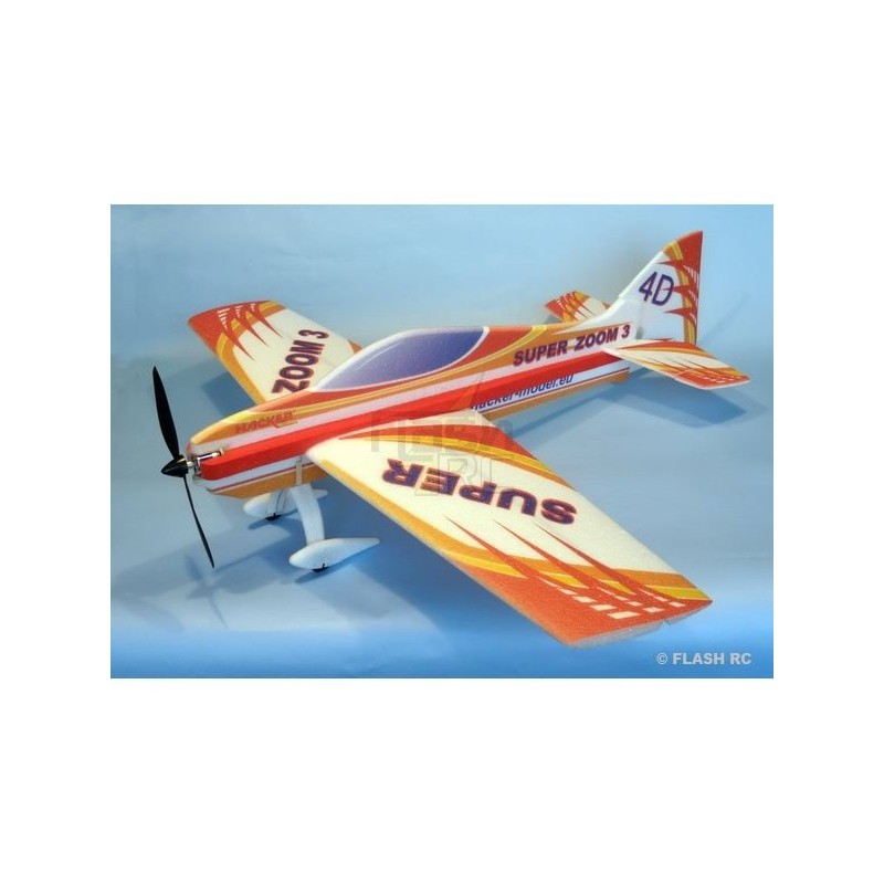 Avion Hacker model Super Zoom 3 rouge ARF env.1.00m