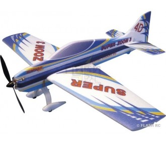 Flugzeug Hacker Modell Super Zoom 3 blau ARF ca.1.00m
