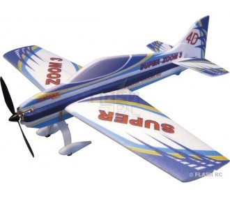 Aeroplano Hacker modello Super Zoom 3 viola ARF ca.1,00m