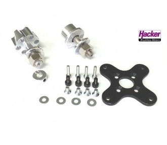 Supporto motore + 2 supporti elica Hacker A50 V3/V4