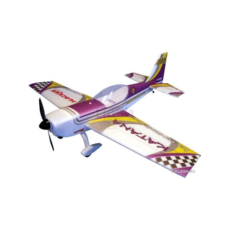 Avion Hacker model Katana T-30 violet ARF env.1.20m