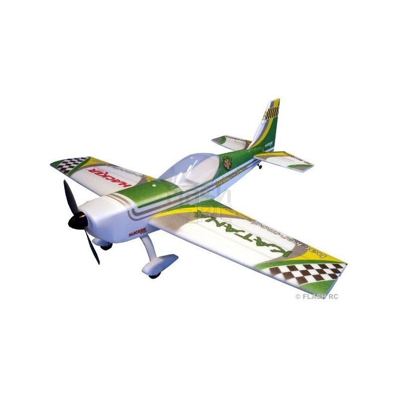 Hacker plane model Katana T-30 green ARF approx.1.20m