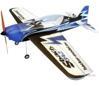 Flugzeug Hacker Modell Sbach Mini 500 blau ARF ca.0.50m