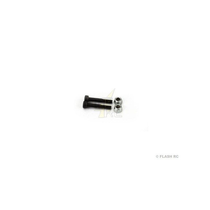 BLH4503 - Main Blade Mounting Screws and Nuts (2 pcs) - Blade 300X E-Flite