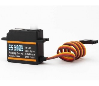 Analoges Mini-Servo EMAX ES3003 (17g, 3.5kg/cm, 0.13s/60°)