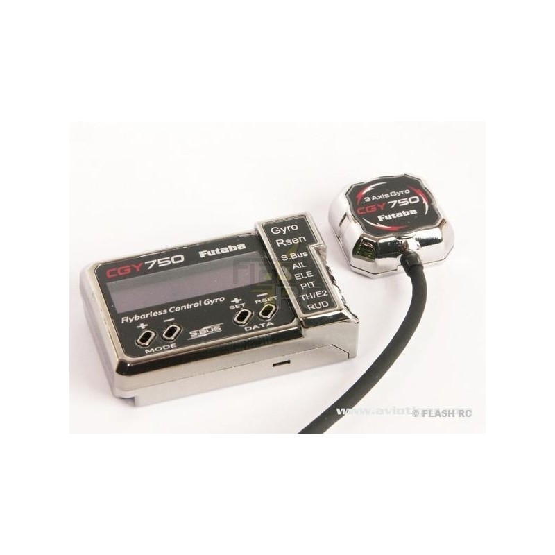 Gyroscope CGY750 HELICOPTER FLYBARLESS Futaba