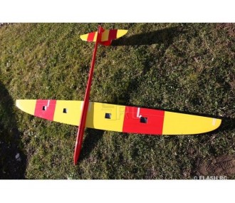 E-Typhoon tout fibre env.2.00m rouge et jaune RCRCM