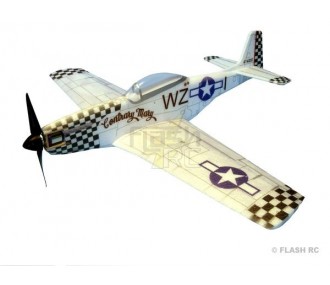 Aeromodello Hacker P51-D Mustang contrario ARF ca.0,84m