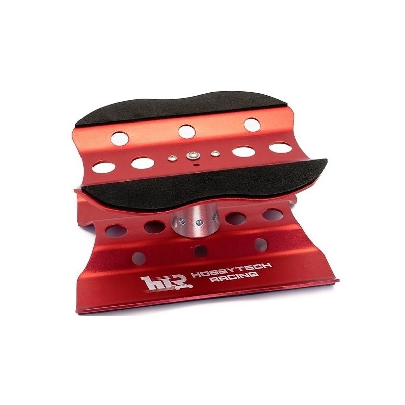 Plateau tournant Alu Rouge - Hobbytech