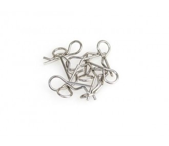 Body clips 1/10th (bag of 10pcs) - Hobbytech