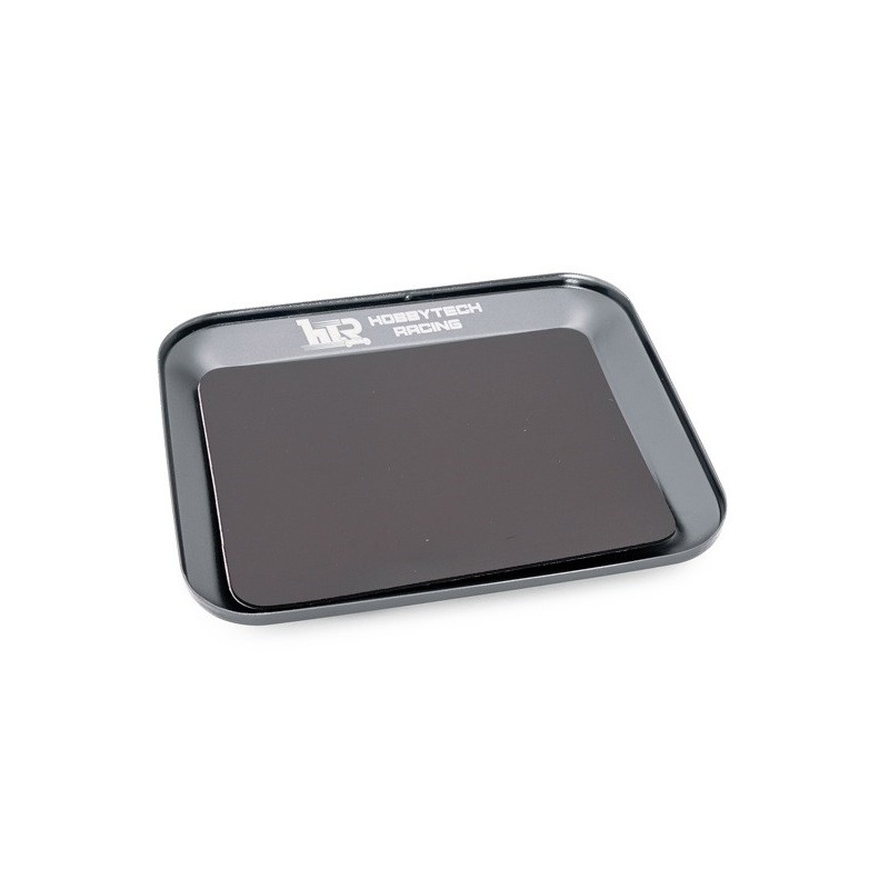 Plateau magnétique en aluminium Gris Métal 119X101mm - Hobbytech