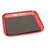 Magnetic aluminium tray Red Metal 119X101mm - Hobbytech