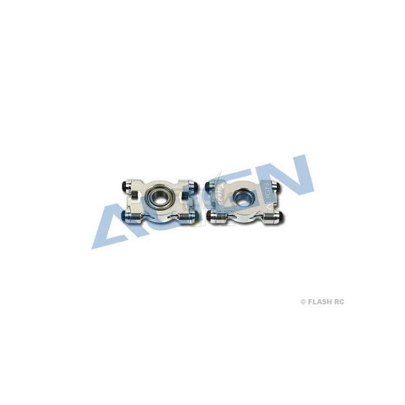 H25077 - Metal bearing holder (2 pcs) - TREX 250 Align