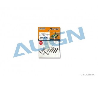 H25112 - Cabezal de aluminio plateado - TREX 250 PRO Align