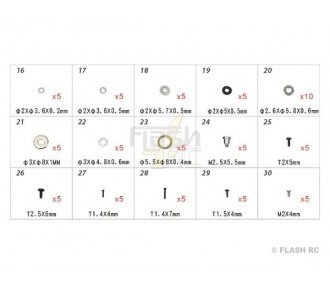 H45168 - Screws - for T-REX250 to TREX 500 Align