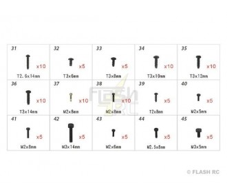 H70109 - Screws - for TREX 550E to TREX 700 Align