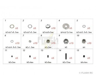 H70109 - Screws - for TREX 550E to TREX 700 Align