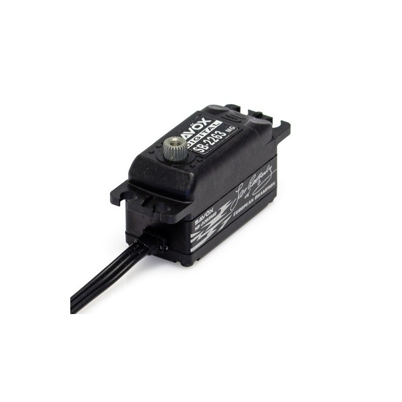 Servo numérique black edition bas profil Savox SB-2263MG (48g, 10kg.cm, 0.076s/60°)