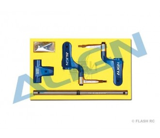 H45162QNT - Testa del rotore DFC blu - TREX 450 PRO Align