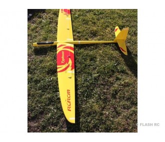 E-Typhoon tout fibre env.2.00m jaune et rouge RCRCM