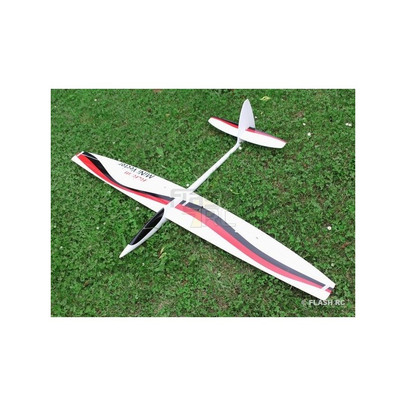 MiniVec all fiber approx.1.69m white and black/red RCRCM