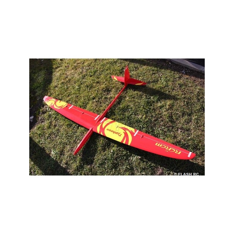 Typhoon tout fibre env.2.00m rouge & jaune RCRCM