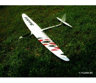 Sunbird Full Carbon env.1.50m blanc & rouge RCRCM